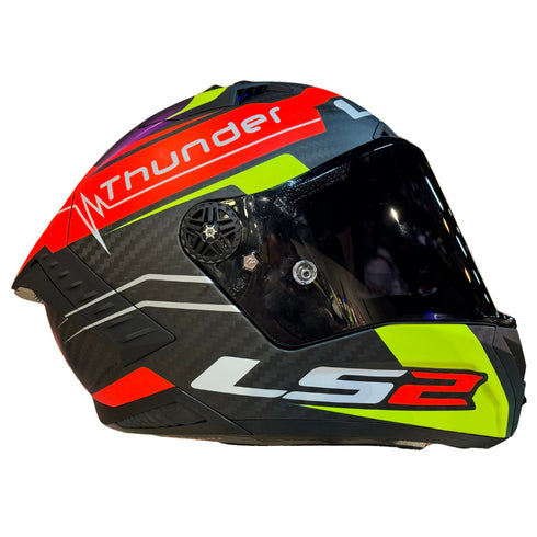CASCO CERRADO LS2 THUNDER ATTACK RED
